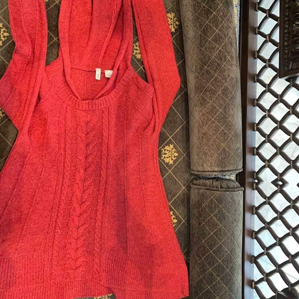 Red sweater